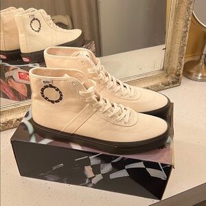 Vans Off-White High-Top Sneakers - Crockett Quasi Brand